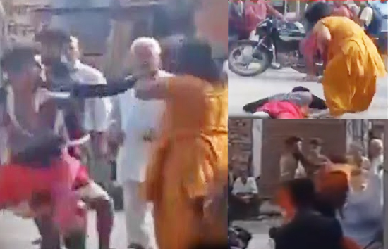 हापुड़ में युवक ने 20 सेकंड में महिला को मारे 30 थप्पड़, वीडियो बनाती रही भीड़ किसी ने नहीं की मदद 