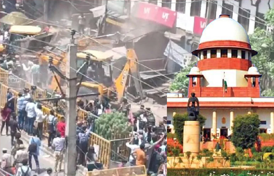 जहांगीरपुरी में बुलडोजर की कार्रवाई पर सुप्रीम कोर्ट ने लगाई रोक, सुनवाई कल