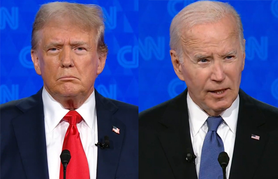 नवम्बर में राष्ट्रपति चुनाव से पहले ट्रंप-बाइडेन के बीच पहली प्रेसिडेंशियल डिबेट, दोनों नेताओं नहीं मिलाया हाथ 