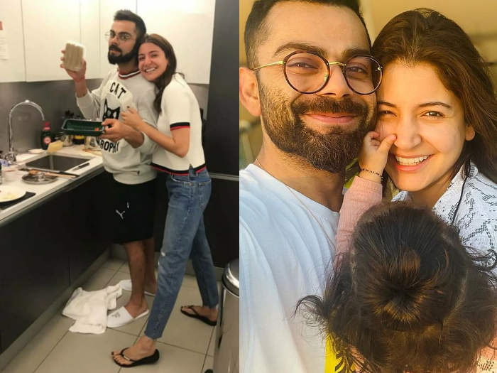 विराट-अनुष्का ने चखा इडली-सांभर का स्वाद