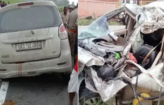 उप्र : वाराणसी में भीषण सड़क हादसा, कार-ट्रक की भिड़ंत में आठ लोगों की मौत