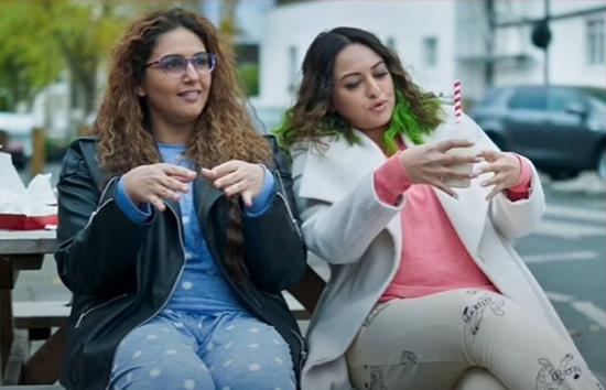 मेकर्स ने जारी किया सोनाक्षी और हुमा की आगामी फिल्म डबल एक्सएल का टीजर