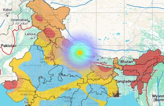 नेपाल में भूकंप के तेज झटके, यूपी के लखनऊ और उत्तराखंड में हिली धरती
