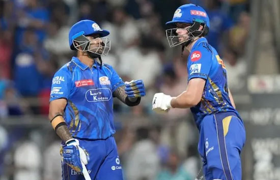 MI vs SRH : विल जैक्स के कमाल से मुंबई ने हैदराबाद को 4 विकेट से हराया