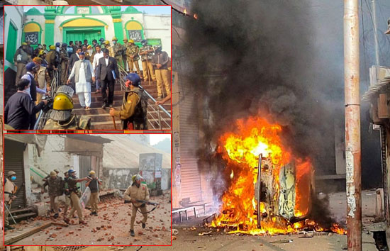 संभल : शाही जामा मस्जिद सर्वे के दौरान बवाल, तीन की मौत, SDM का टूटा पैर