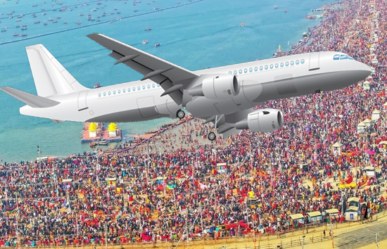 DGCA ने एयरलाइंस को लिया 'लाइन' पर, महाकुंभ के लिए हवाई जहाज का होगा सस्ता किराया 