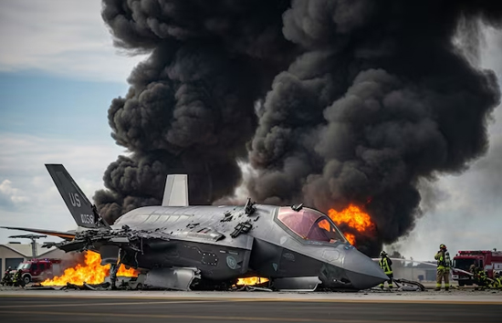 अमेरिका की शान 35 फाइटर जेट क्रैश, पायलट सुरक्षित, इससे पहले भी हो चुके दुर्घटनाग्रस्त 