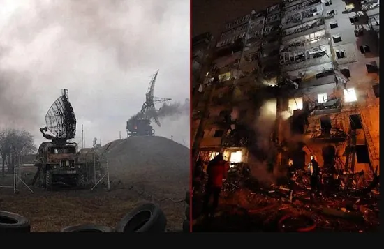 Ukraine Russia Crisis: सुबह तेज धमाकों से दहली यूक्रेन की राजधानी कीव