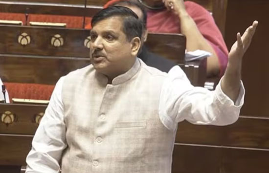 संजय सिंह ने राज्यसभा में उठाया पालम अग्निकांड का मुद्दा, कहा-अधिकारियों पर हो हत्या का मुकदमा 