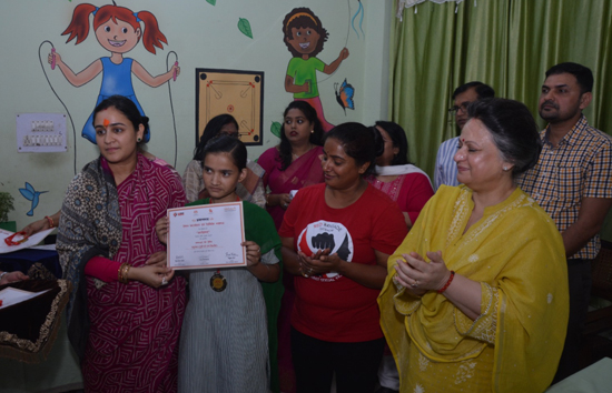 राजकीय महिला शरणालय  की बालिकाओं को दिया गया आत्मरक्षा का प्रशिक्षण