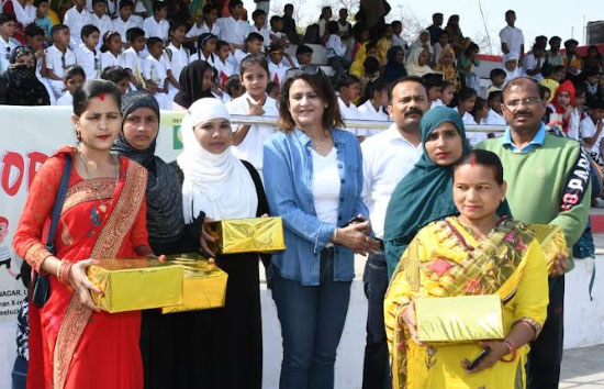 मलिन बस्ती के बच्चों ने खेलकूद में दिखाई अपनी प्रतिभा