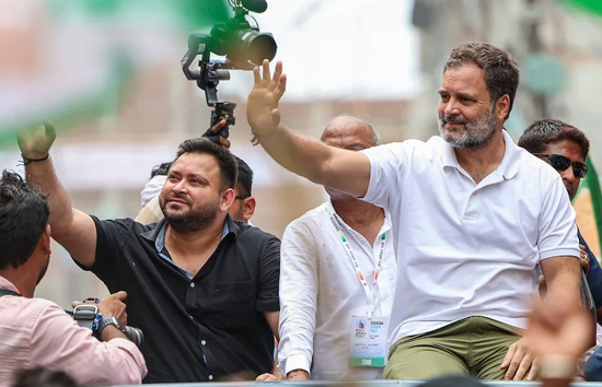 तेजस्वी यादव का ऐलान, राहुल गांधी को बनाएंगे प्रधानमंत्री...महागठबंधन को दीजिए वोट 