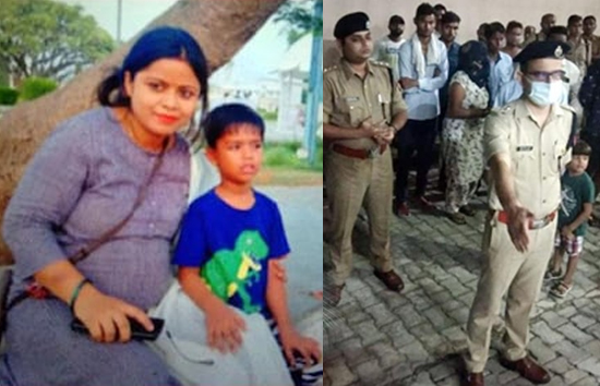 यूपी : बैंक मैनेजर की गर्भवती पत्नी और 5 साल बेटे की हत्या, घर में पड़ा मिला शव 