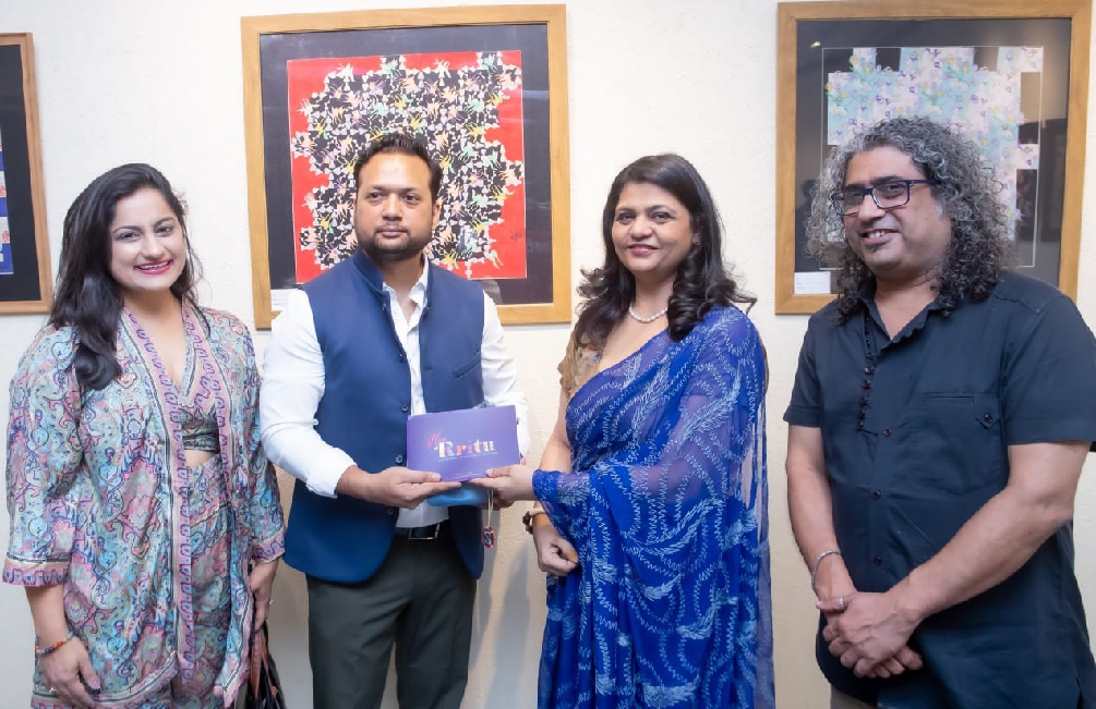 महाभारत थीम पर पेंटिग की प्रदर्शनी का आयोजन