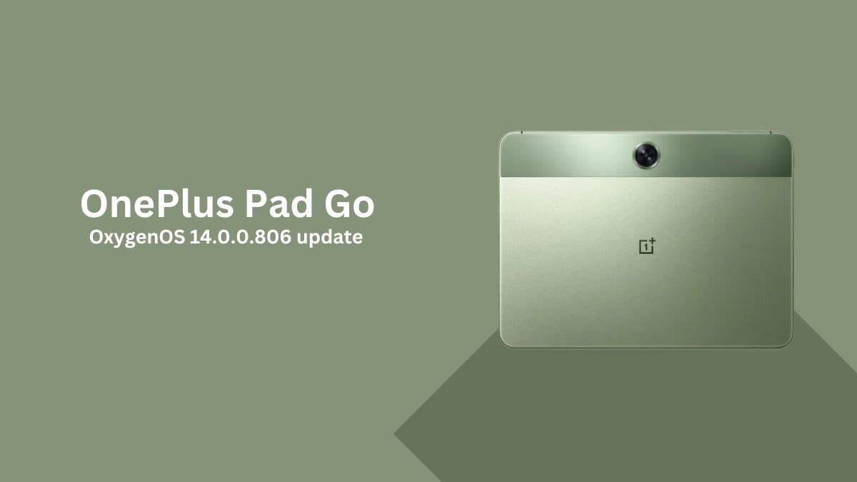 टैबलेट के लिए OxygenOS 14.0.0.806 अपडेट हुआ है रिलीज