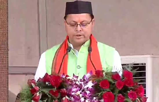 उत्तराखंड : पुष्कर सिंह धामी ने ली मुख्यमंत्री पद की शपथ, पीएम मोदी समेत कई केंद्रीय नेता रहे मौजूद 