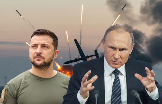 रूस का यूक्रेन पर अब तक का सबसे बड़ा ड्रोन हमला, दहशत में आया नाटो, उड़ाने लगे फाइटर जेट