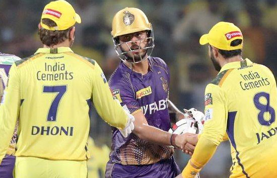 CSK vs KKR : नीतीश-रिंकू की शानदार बल्लेबाजी, कोलकाता ने चेन्नई को 6 विकेट से हराया