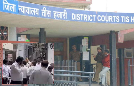 दिल्ली :  तीस हजारी कोर्ट में दो वकीलों में विवाद के बाद फायरिंग, मची अफरा-तफरी 