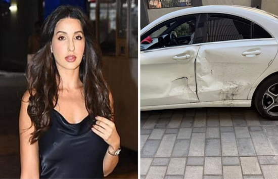 बाल-बाल बची अभिनेत्री नोरा फतेही, नशे में धुत ड्राइवर ने कार में मारी टक्कर