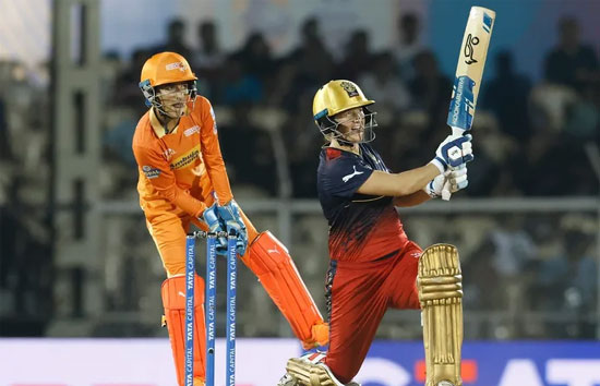 महिला प्रीमियर लीग : सोफी तूफानी पारी, गुजरात जायंट्स चारो खाने चित 