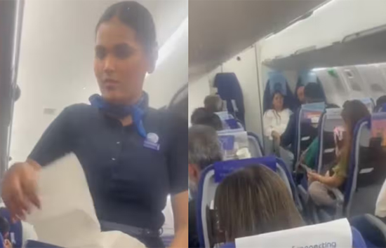 इंडिगो फ्लाइट में AC बंद होने पर यात्रियों का हंगामा, वीडियो वायरल होने के बाद मांगी माफी 