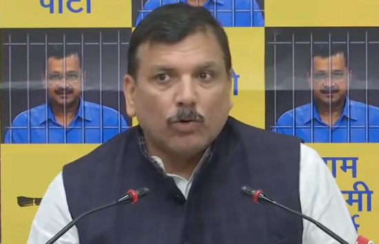 संजय सिंह का बड़ा बयान, साजिश के तहत जेल भेजे गए केजरीवाल