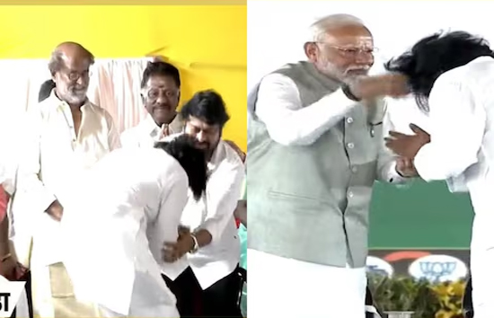 चंद्रबाबू नायडू के शपथ ग्रहण में पवन कल्याण छुए सिर्फ इस शख्स के पैर,  मंच पर मौजूद थे पीएम मोदी भी  