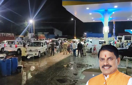 मुख्यमंत्री के काफिले में चल रही 19 गाड़ियों डीजल की जगह भरा पानी, कुछ दूर चलने के बाद हुई बंद, मचा हड़कंप