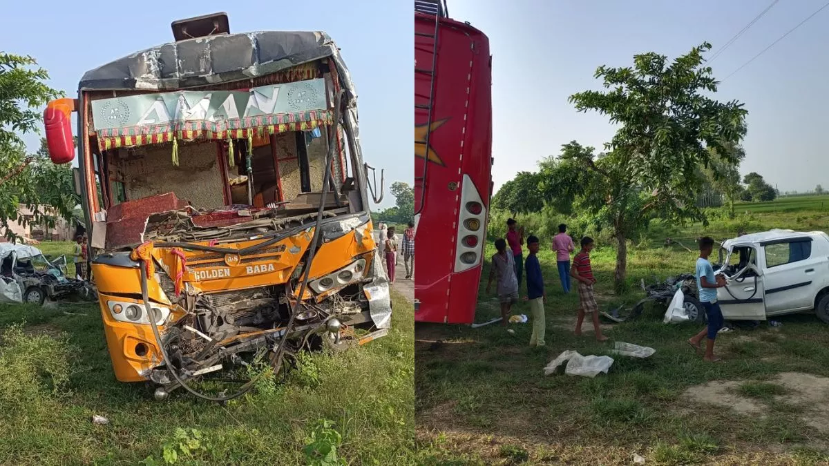 पीलीभीत में दर्दनाक सड़क हादसा, चार की मौत