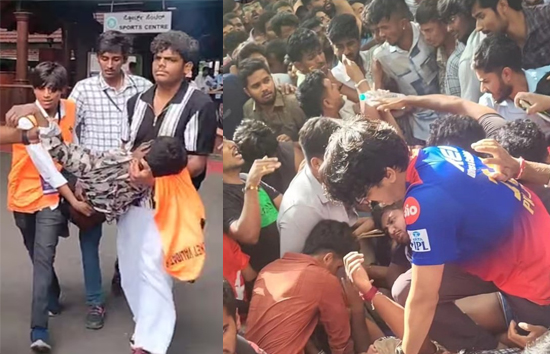 RCB की विक्ट्री परेड से पहले चिन्नास्वामी स्टेडियम के बाहर मची भगदड़, 11 की मौत, कई घायल