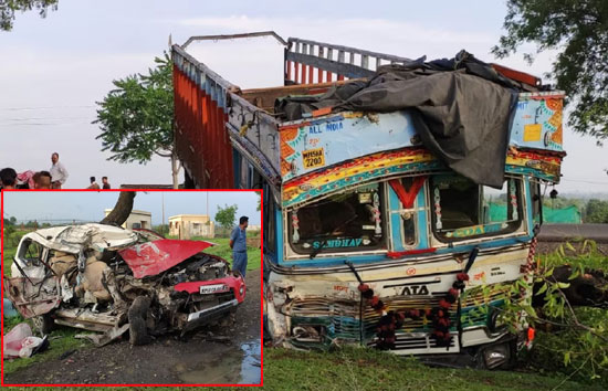 मप्र : सागर में बस और ट्रक की भीषण टक्कर, 6 की मौत, एक घायल 