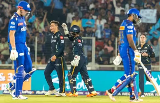 GT Vs MI : गुजरात ने मुंबई को 55 रनों से दी करारी शिकस्त, बल्लेबाजों ने किया निराश 