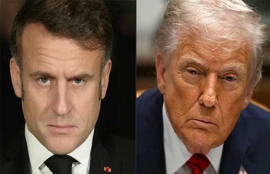 राष्ट्रपति ट्रंप ने लीक किये  फ्रेंच राष्ट्रपति के प्राइवेट मैसेज...सोशल मीडिया पर डाले स्क्रीनशॉट