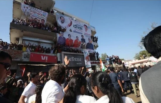 राजस्थान : सचिन पायलट के क्षेत्र में पहुंची राहुल गांधी की भारत जोड़ो यात्रा, उमड़ा लोगों का हुजूम