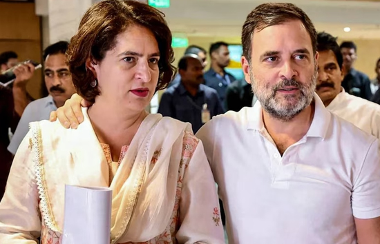 संभल के लिए घर से निकले राहुल-प्रियंका गांधी, दिल्ली बॉर्डर पर पुलिस अलर्ट