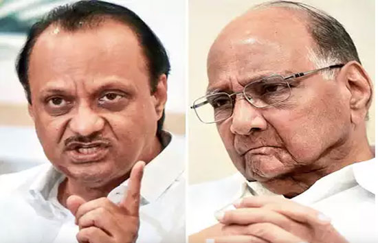 चुनाव आयोग का बड़ा फैसला, अजित पवार की हुई NCP, शरद पवार को झटका