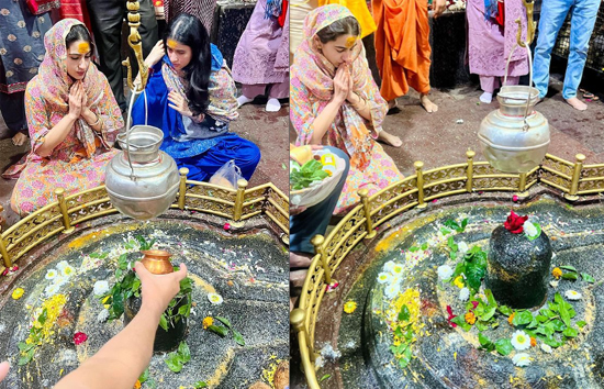 घृष्णेश्वर ज्योतिर्लिंग मंदिर पहुंचीं सारा अली खान, तस्वीरें वायरल, हुई ट्रोल 