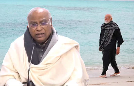 खड़गे ने पीएम मोदी पर साधा निशाना, कहा-ये महापुरुष लक्षद्वीप जाकर फोटो खिंचवाते हैं, लेकिन मणिपुर नहीं जाते क्यों ?