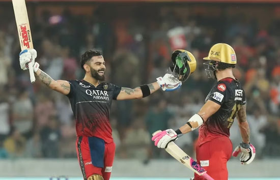 SRH Vs RCB : कोहली की विराट पारी, आईपीएल में जड़ा छठा शतक, SRH को 8 विकेट से हराया