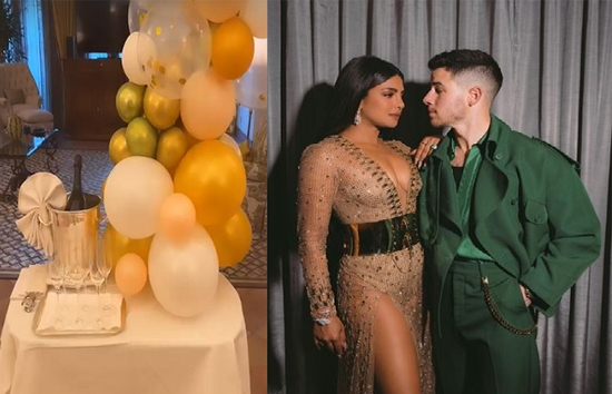 प्रियंका ने पति निक जोनस को दिया रोमांटिक सरप्राइज, सोशल मीडिया पर शेयर की तस्वीर 