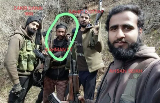 कुलगाम में लश्कर का टॉप कमांडर रहमान भाई ढेर, घाटी के आतंक में रहती थी अहम भूमिका 
