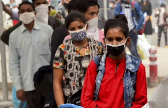 Coronavirus Update in India : तेजी से बढ़ रहे कोरोना के मामले, 24 घंटे में 20,044 नए केस, 5 की मौत 