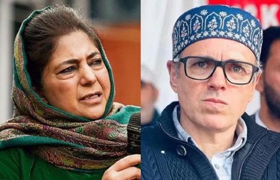 महबूबा मुफ्ती ने दोस्ती का बढ़ाया हाथ तो उमर अब्‍दुल्‍ला ने उड़ाया मजाक,भाजपा बोली-दोनों बना रहे मुर्ख 