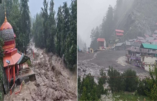 जम्मू : डोडा में  बादल फटने से भारी तबाही, 10 घर बहे, 4 की मौत 