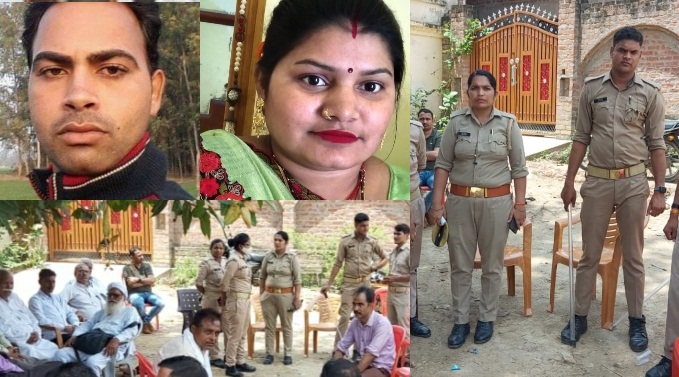 पत्नी का घर मे तो वहीं पति का रेलवे ट्रैक पर मिला शव, पुलिस जांच में जुटी 