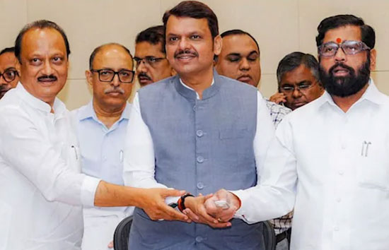 महायुति का गठबंधन के दलों के साथ हुआ सीटों का बंटवारा,  BJP-148, Shivsena-85,  NCP-51 और अन्य को 4 सीट पर बनी सहमति 