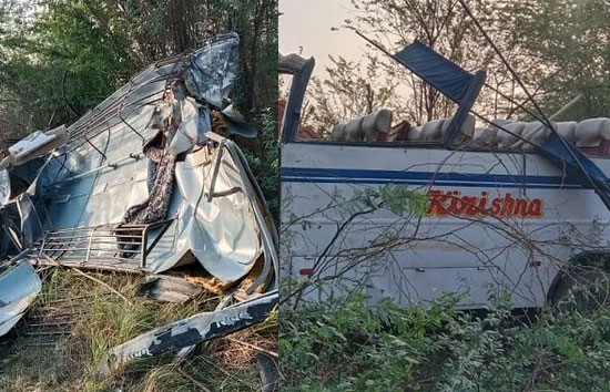 यूपी : जालौन में बारात लेकर लौट रही बस की अज्ञात वाहन से टक्कर, 5 की मौत, 17 गंभीर  