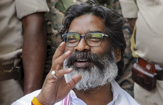 झारखंड विधानसभा चुनाव : रुझानों में फिर हेमंत सोरेन सरकार,  INDIA गठबंधन 40 पर आगे 