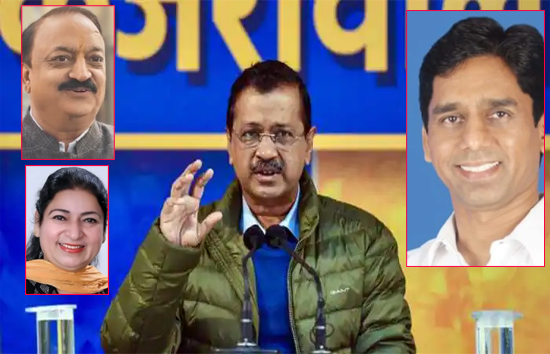दिल्ली विधानसभा चुनाव से पहले AAP को बड़ा झटका, एक ही दिन 7 व‍िधायकों ने छोड़ी पार्टी 